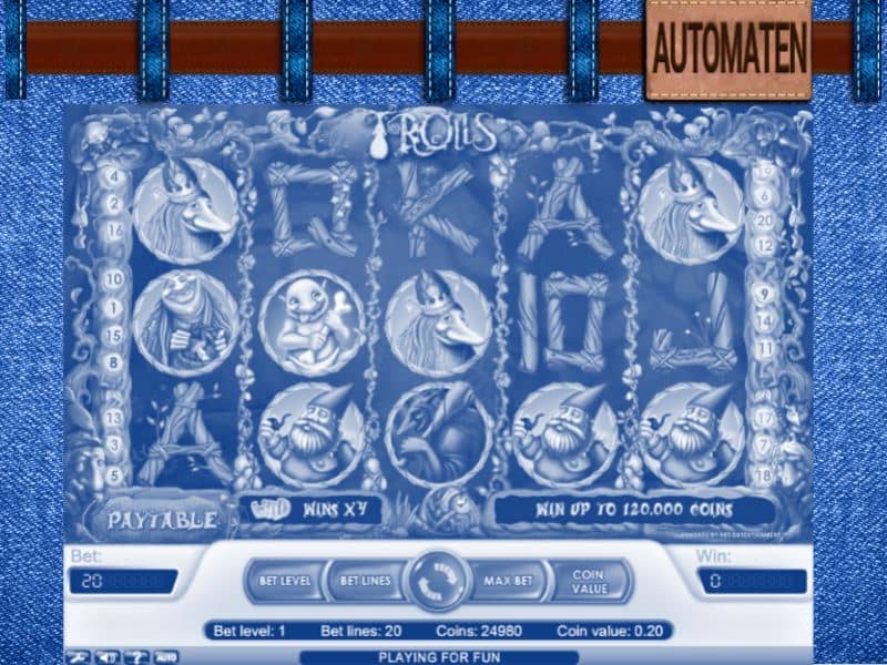 Trolls mit hasard spielen